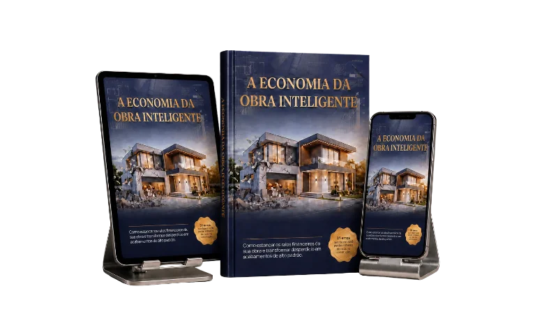 E-book A Economia da Obra Inteligente em tablet, livro e celular